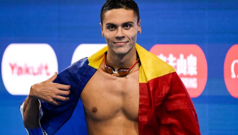 Alimentul pe care David Popovici îl mănâncă în fiecare zi. Campionul are un program strict pentru a fi în formă maximă