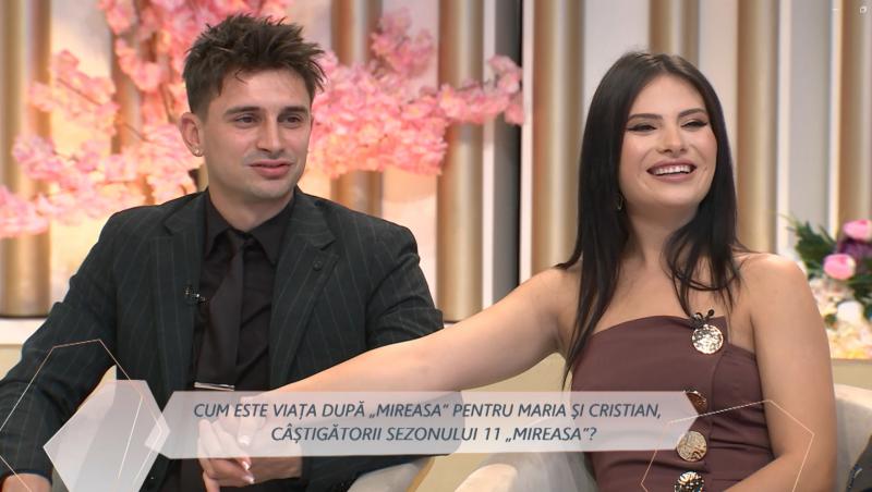 Maria și Cristian, câștigătorii sezonului 11 Mireasa, detalii despre viața lor. Când va naște tânăra și unde se vor stabili