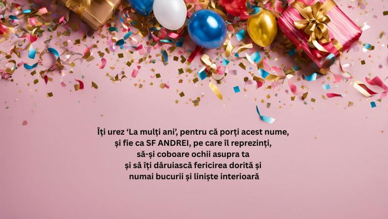 Mesaje, urări și felicitări de Sfântul Andrei 2025. Cele mai frumoase urări pentru cei care își serbează ziua numelui