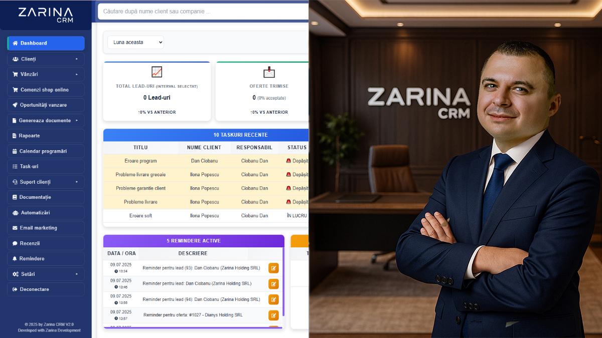 (P) Soft CRM din Rom&acirc;nia ajunge să fie apreciat &icirc;n Dubai: evoluția Zarina CRM pe piața din UAE