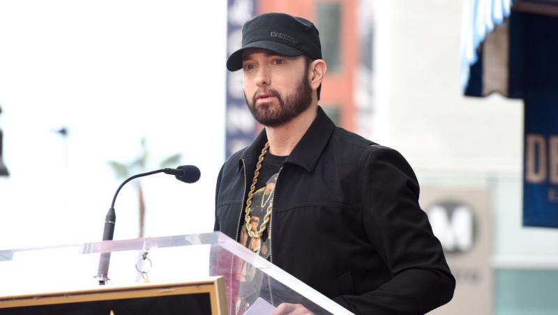 Nepotul lui Eminem, surprins la concertul artistului. Ce fotografie emoționantă a postat Hailie Jade cu micuțul