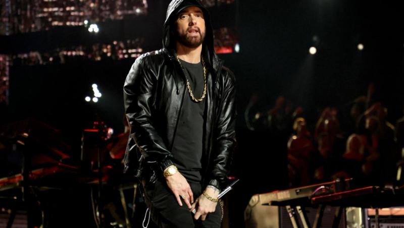 Nepotul lui Eminem, surprins la concertul artistului. Ce fotografie emoționantă a postat Hailie Jade cu micuțul