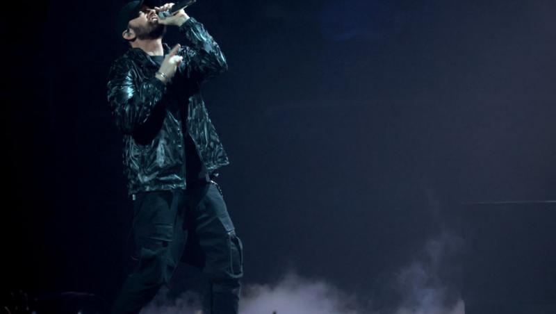 Nepotul lui Eminem, surprins la concertul artistului. Ce fotografie emoționantă a postat Hailie Jade cu micuțul