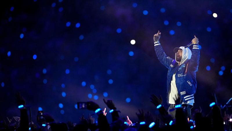 Nepotul lui Eminem, surprins la concertul artistului. Ce fotografie emoționantă a postat Hailie Jade cu micuțul