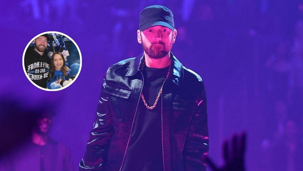 Nepotul lui Eminem, surprins la concertul artistului. Ce fotografie emoționantă a postat Hailie Jade cu micuțul