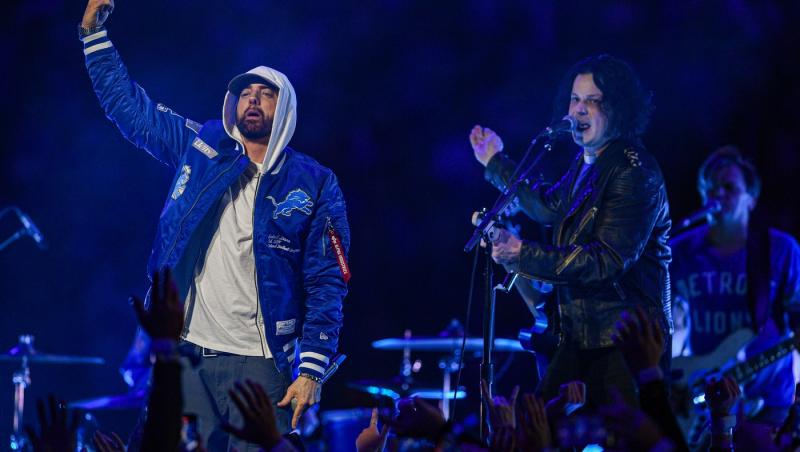 Nepotul lui Eminem, surprins la concertul artistului. Ce fotografie emoționantă a postat Hailie Jade cu micuțul