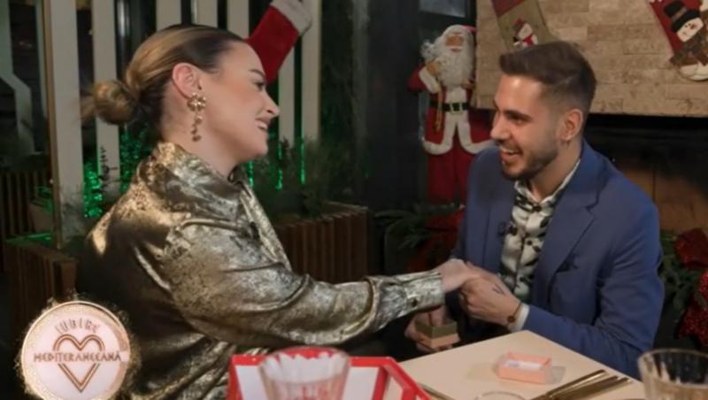 Mireasa, sezon 12. Imagini de la logodna dintre Cristian și Denisa. Cum a reacționat fata când a fost cerută în căsătorie