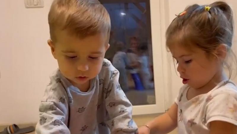 Giovana și Sese, apariție spectaculoasă la TV. Câștigătorii sezonului 5 Mireasa au fost însoțiți de cei doi copii