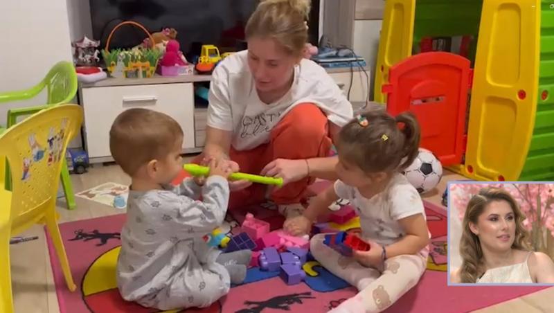 Giovana și Sese, apariție spectaculoasă la TV. Câștigătorii sezonului 5 Mireasa au fost însoțiți de cei doi copii