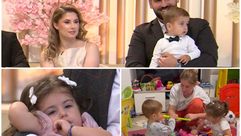 Giovana și Sese, apariție spectaculoasă la TV. Câștigătorii sezonului 5 Mireasa au fost însoțiți de cei doi copii