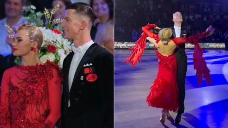 România, campioana la dans sportiv. Cine sunt dansatorii Andreea Matei și Rareș Cojoc care au câștigat locul 1