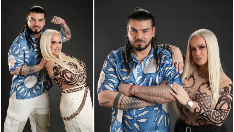 colaj foto cu anda adam si cu joseph, sotul ei, la asia express sezonul 8