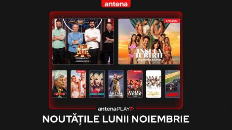 Noutățile lunii noiembrie în AntenaPLAY