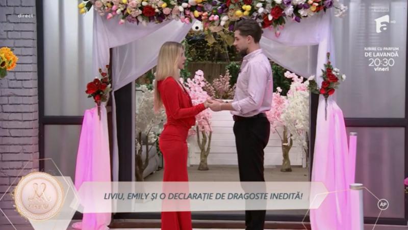 Mireasa, sezon 12. Liviu, declarație de dragoste emoționantă pentru Emily, pe ultima sută de metri: „Te ador pentru ce ești”