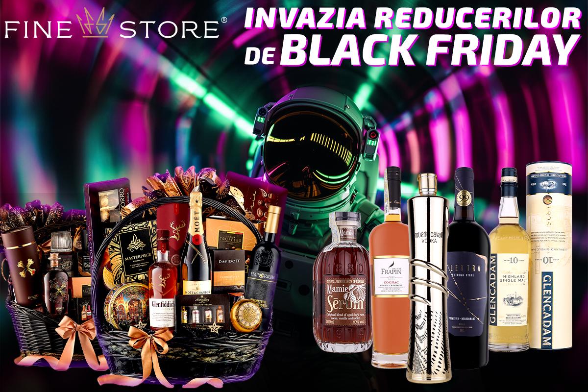 (P) FineStore dă startul la Black Friday 2025! Reduceri spectaculoase la mii de băuturi premium