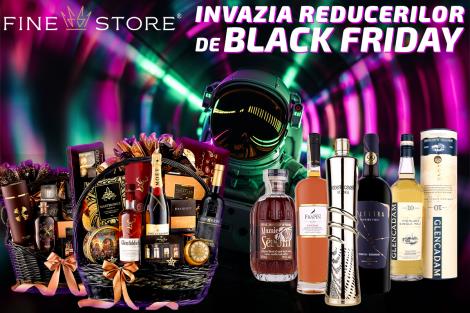 (P) FineStore dă startul la Black Friday 2025! Reduceri spectaculoase la mii de băuturi premium