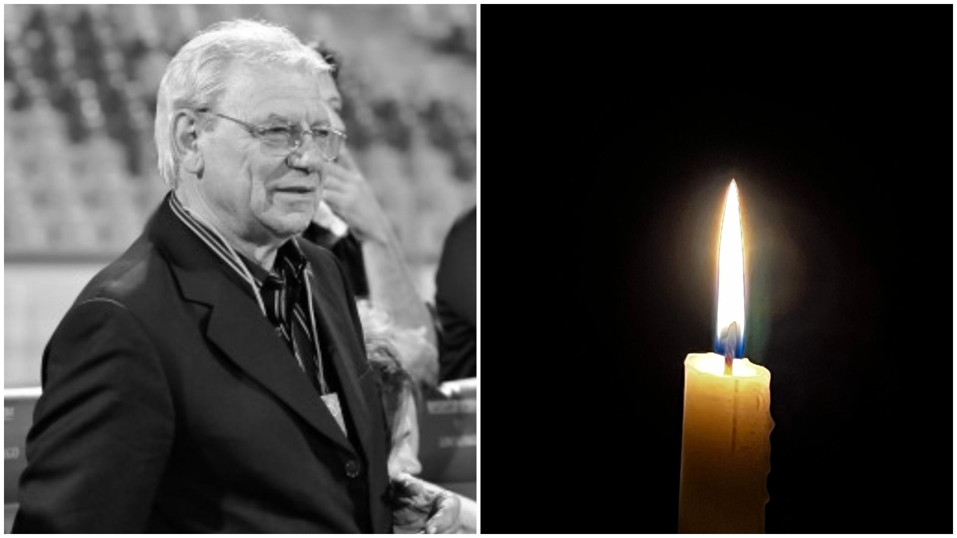 Emeric Ienei și o lumânare aprinsă în întuneric