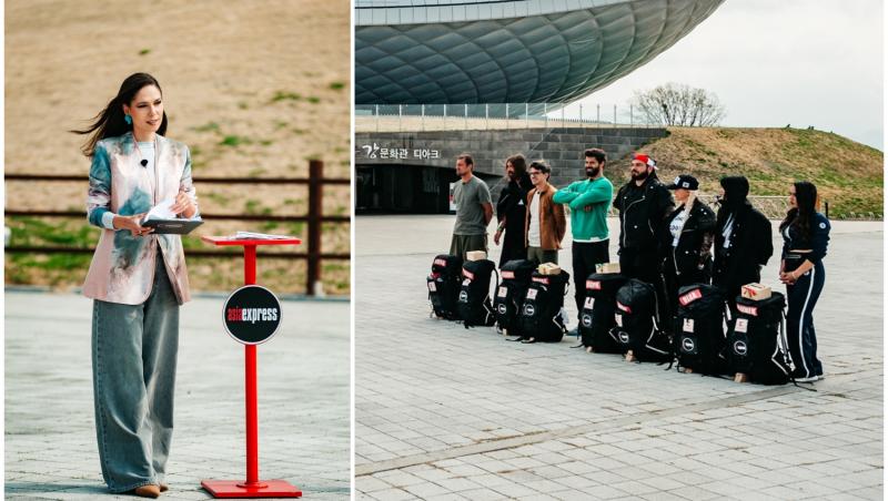 colaj foto cu irina fodor si echipele ramase in emisiunea asia express-drumul eroilor