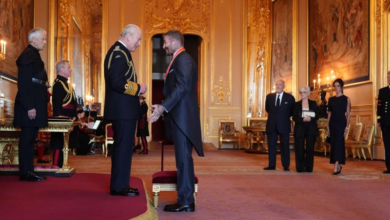 David Beckham a fost făcut cavaler de Regele Charles al III-lea. Cum dorește să-i spună acum copiii