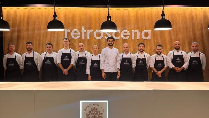 Chef Richard Abou Zaki a deschis pop-up-ul Retroscena cu o seară memorabilă. Ce surpriză a pregătit. Imagini spectaculoase