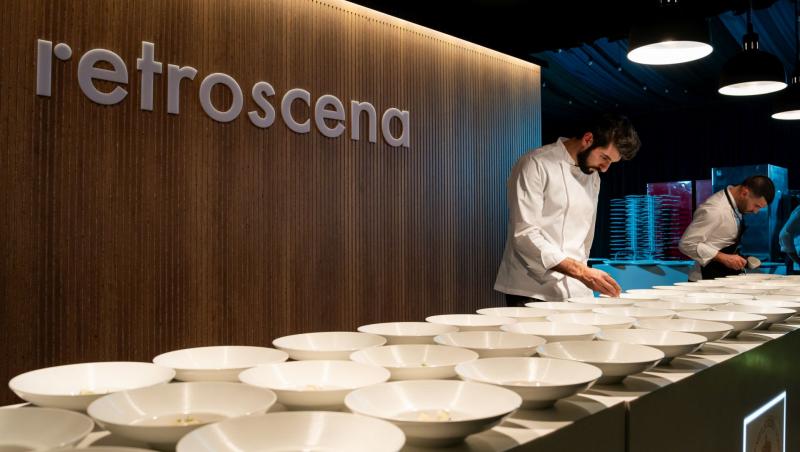 Chef Richard Abou Zaki a deschis pop-up-ul Retroscena cu o seară memorabilă. Ce surpriză a pregătit. Imagini spectaculoase