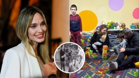 Angelina Jolie a rămas fără șofer în timpul unei vizite la un spital de copii din Sudul Ucrainei. De ce a fost luat de armată