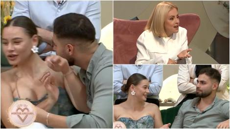 Mireasa, sezon 12. Sorin a încercat să o pupe pe Diana, în direct. Ce a urmat în platou: „Tu vrei o relație cu colegul”?
