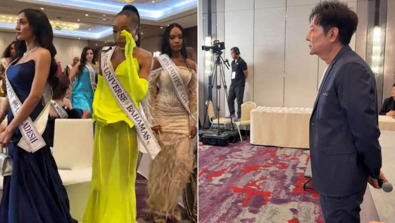 colaj Nawat Itsaragrisil și participantele la miss univers 2025
