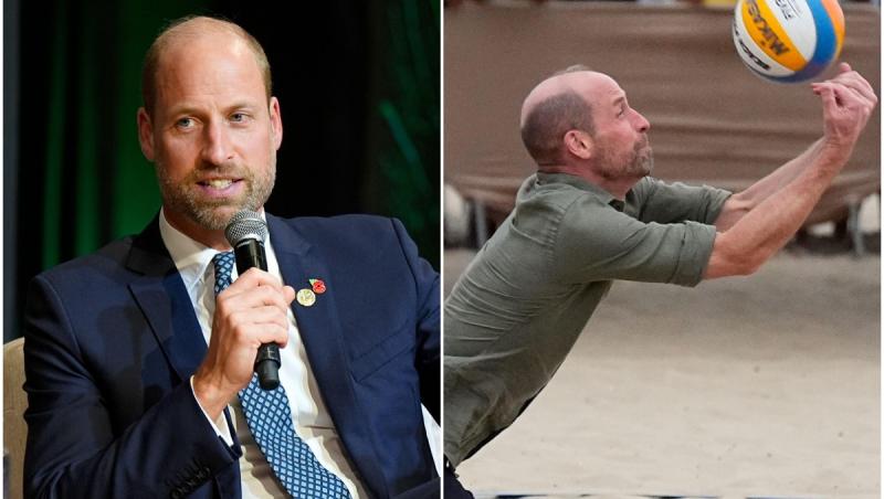 Prințul William, 2025, Brazilia, la TV și la un meci de volei pe plajă