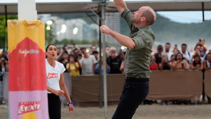 Prințul William și-a demonstrat talentul sportiv în Brazilia