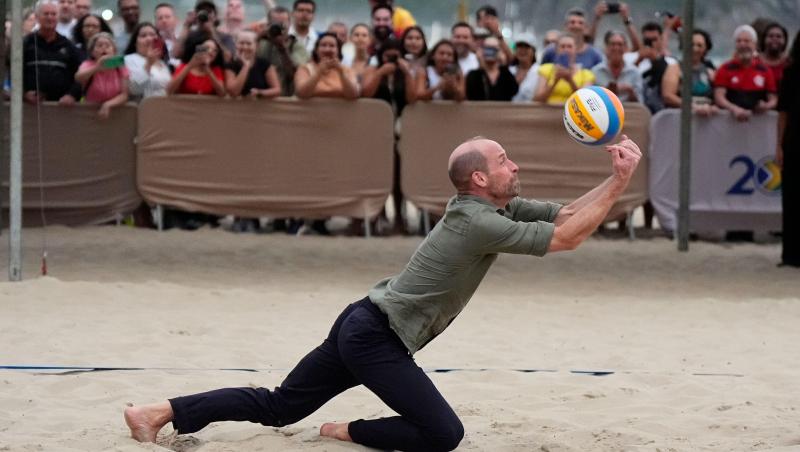 Prințul William a impresionat spectatorii pe plaja din Copacabana