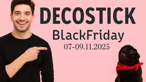 (P) Nu rata Black Friday la Decostick! Alege cadouri personalizate și oferă-le celor dragi un gest care contează cu adevărat