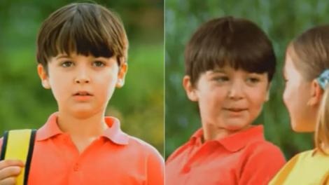 Cum arată acum Noni Ene, băiețelul simpatic din celebra reclamă la brânză topită