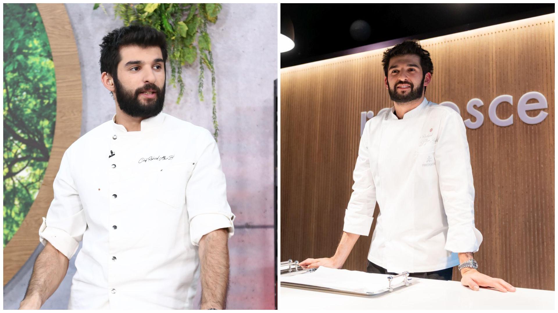 Colaj cu chef Richard Abou Zaki în două ipostaze diferite la Chefi la cuțite și în restaurantul său