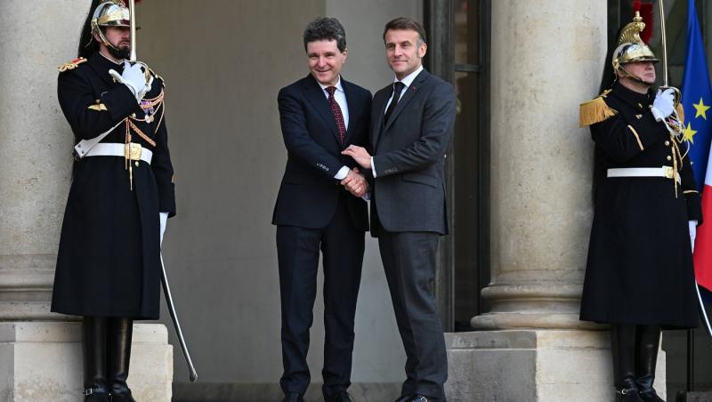 Emmanuel Macron și Nicușor Dan, întâlnire în Franța. Ce mesaj a transmis președintele Franței în limba română