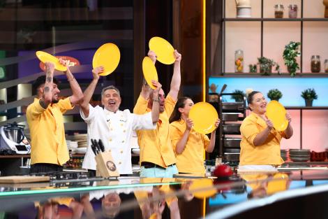 Victorie pentru echipa galbenă a lui Chef Sautner ieri, la Chefi la cuțite. Diseară, Chef Richard vrea revanșa