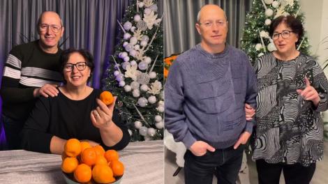 Cine sunt Gicu și Adriana, soții care au devenit virali pentru gluma cu clementinele. Cum s-au apucat de TikTok