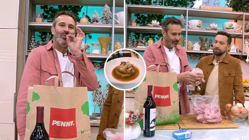 Chef Nicolai Tand și Dani Oțil în platou la Neatza