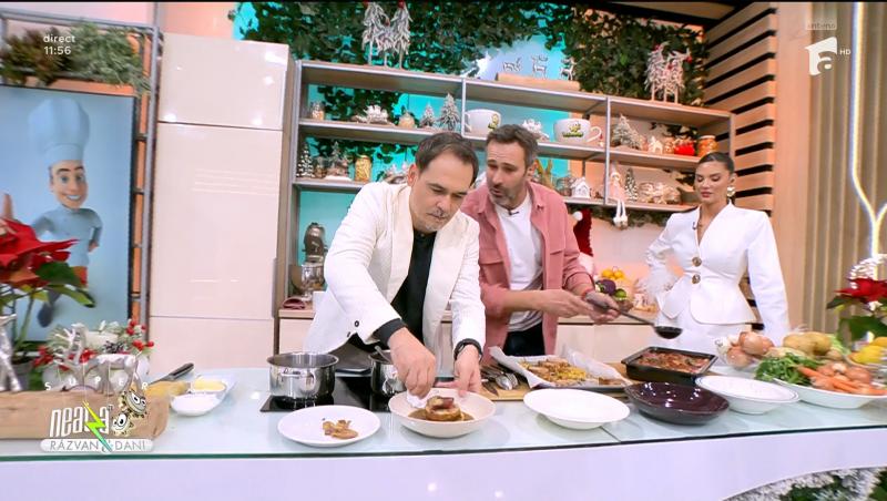 Rețeta de mușchiuleț de porc cu cartofi rösti, ceapă confiată și sos din oase de porc a lui Chef Nicolai Tand de la Neatza