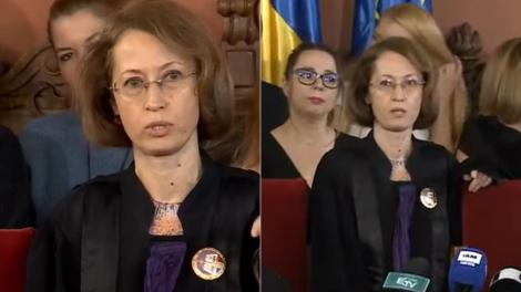 Cine este judecătoarea care a luat cuvântul în timpul conferinței de presă la Curtea de Apel București, în fața șefilor ei