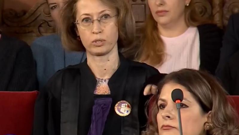 Cine este judecătoarea care a luat cuvântul în timpul conferinței de presă la Curtea de Apel București, în fața șefilor ei