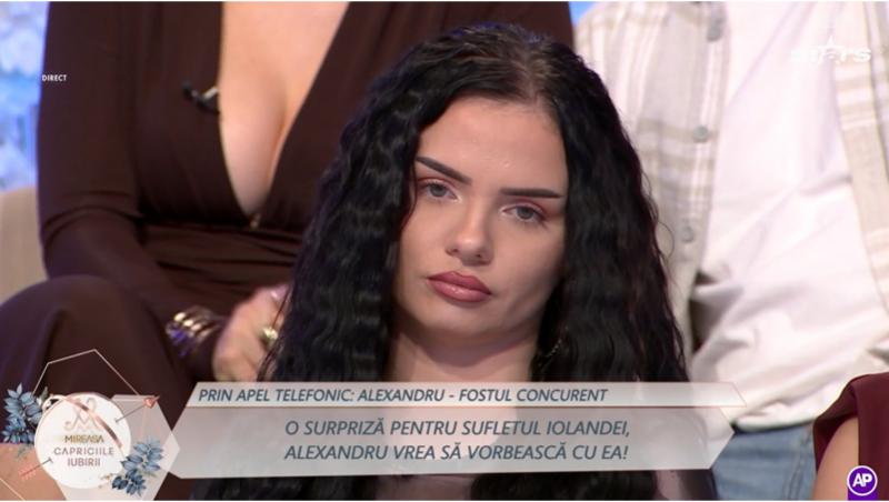 Mireasa, sezon 12. Iolanda l-a auzit pe Alexandru la telefon. Ce i-a transmis băiatul: „Sunt cu gândul la tine”