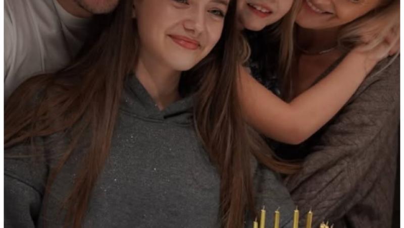 Catinca, fiica Elwirei și a lui Mihai Petre, a împlinit 13 ani. Ce mesaj i-a transmis tatăl ei și cum arată acum adolescenta