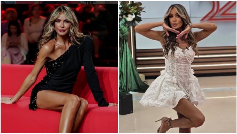 Diana Munteanu în platoul Neatza cu Răzvan și Dani