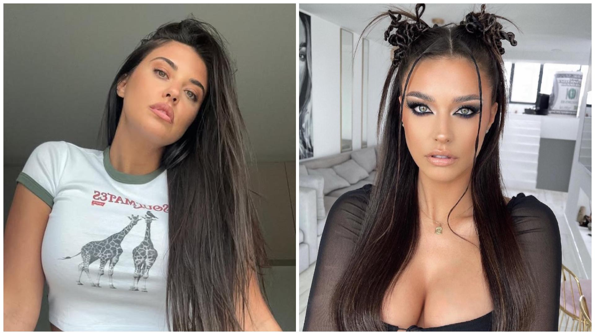 Colaj cu Antonia în două ipostaze diferite