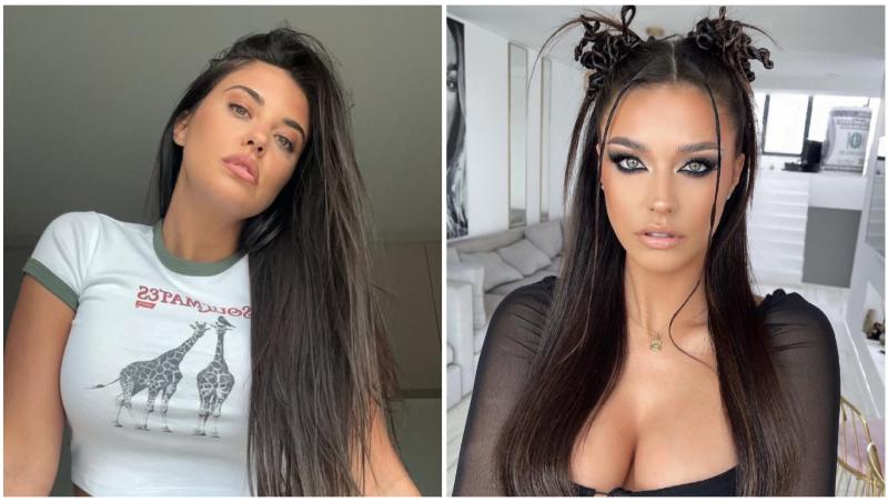 Colaj cu Antonia în două ipostaze diferite