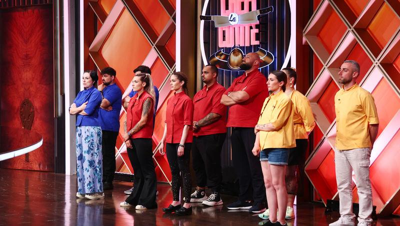 Colaj cu concurenții ajunși la duel după battle-ul opt Chefi la cuțite