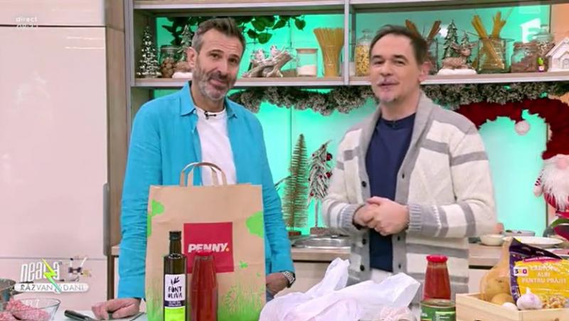 chef nicolai tand și răzvan simion &icirc;n bucătăria neatza cu produse de la penny