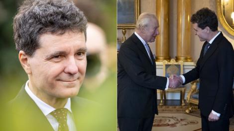 Președintele Nicușor Dan, vizită la Palatul Buckingham. Ipostaza &icirc;n care a fost surprins alături de Regele Charles
