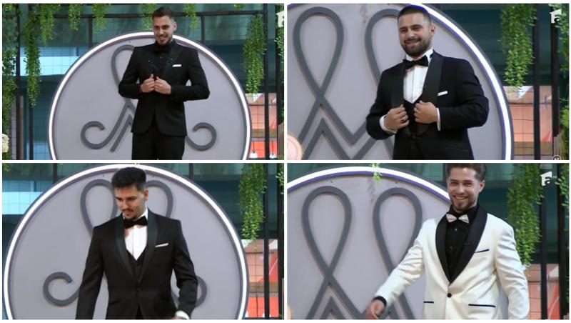 Băieții au defilat în costume de mire în fața familiilor